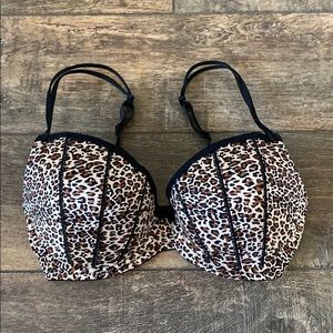 NWOT Leopard Print Bra and Panties